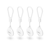 Hama Trova chiavi per Apple Where is App, 4 pezzi (Key Finder con Bluetooth, allarme, telefono cellulare Key Finder per chiavi, portafoglio, bagagli, animali, iOS, iPhone, iPod, iPad, cella a pulsante