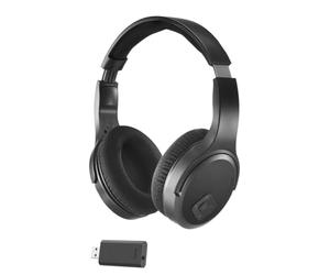 Hama Tv Cuffie Senza Fili W/Mic 2.4Ghz Dongle/Bluetooth On-Ear Controlli Diffe