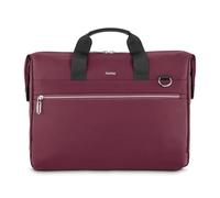 Hama Ultimate - Borsa per laptop da 34-36 cm (13,3-14,1"), imbottita, impermeabile, elegante, con scomparto per tablet da 11 pollici, molti scomparti, tracolla, tracolla trolley, colore: rosso, Rosso