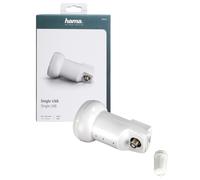 Hama Universale LNB Singolo Premium Digitale per Sat TV Ricevitore 4K UHD Full