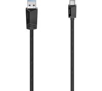 Hama 200653 - Cavo USB C maschio a USB A maschio, USB 3.2 Gen1, 5 Gbps, 3.00 m, nero