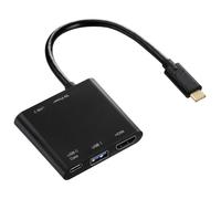 Hama Adattatore Multiport 135729 USB-C 3.1 Hub 4-in-1 HDMI 4K 2x USB-A per TV/PC e Thunderbolt