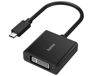 Hama Usb-C DVI Adattatore Trasduttore 4K per Thunderbolt 3 4 Mac PC Schermo Faro