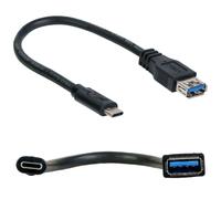 Hama Usb-C A USB 3.1 Generation 1 OTG Adattatore Converte Su Usb-A Femmina Presa