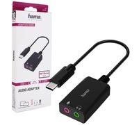 Hama Usb-C Scheda Audio Su 3,5mm Jack Headset-Adapter Microfono Convertitore