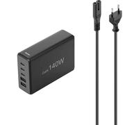 Hama Ladestation 5 Ports GaN Schnellladegeraet 3xUSB-C 2xUSB-A PD 140 W (00201978)