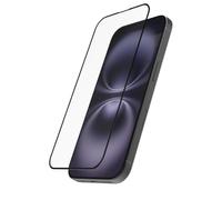 Hama Vetro protettivo D3O per iPhone 16 (pellicola protettiva infrangibile, anti-impronta, vetro per cellulare con aiuto di montaggio, protezione completa 10H, custodia friendly, antigraffio, display