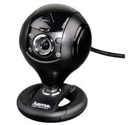 Hama Webcam per PC Risoluzione HD Ready 720p Ingresso USB+Jack 3,5mm con Microfono Integrato colore Nero - 00053950