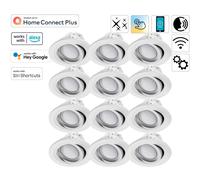 Hama WiFi LED Faretto Da Soffitto 5W 32W, Incasso, Controllo Voce