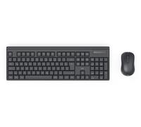 Hama WKM-100 tastiera Mouse incluso Universale RF Wireless QWERTY Inglese britannico Nero NEW