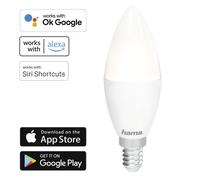 Hama WLAN Led-lampe E14 5,5W 40W Candela Dimmbar App-Steuerung per Alexa Google [EEK: F]
