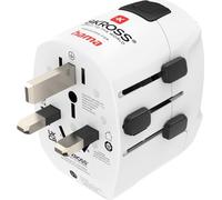 Hama World Travel Pro Light USB adattatore per presa di corrente Universale Bianco (Hama Weltreiseadapter Set World Travel)
