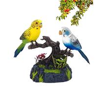 HAMAGI Controlla i pappagalli vocali - Simulazione realistica di Animali Domestici Sparrow Bird | Uccelli a Comando vocale Ornamento per Decorazioni per la casa per Animali Regalo di Compleanno