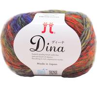 Hamanaka 2449 - Filato per maglieria a mano, Dina, spessore medio, col. 32, multicolore, 1.4 oz / 40 g, circa 128 m