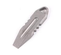 Hamans Titanio EDC Pry Bar Portable Mini Portachiavi (Grigio)