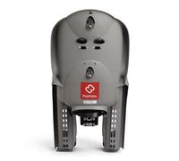 Hamax Kiss Kids - Seggiolino da bicicletta per bambini, con staffa bloccabile, colore: grigio con imbottitura nera