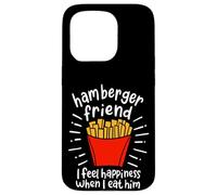 Hamberger Friend I Feel Happiness When I eat A Him - Custodia per iPhone 15 Pro