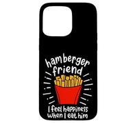 Hamberger Friend I Feel Happiness When I eat A Him - Custodia per iPhone 15 Pro Max