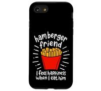 Hamberger Friend I Feel Happiness When I eat A Him - Custodia per iPhone SE (2020) / 7/8