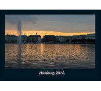 Hamburg 2026 Fotokalender DIN A4: Monatskalender mit Bild-Motiven aus Orten und Städten, Ländern und Kontinenten