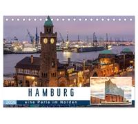 Hamburg eine Perle im Norden (Tischkalender 2026 DIN A5 quer), CALVENDO Monatskalender: eine sehr grüne und wunderschöne Stadt erleben.
