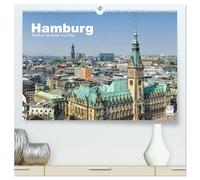 Hamburg Stadt an der Alster und Elbe (hochwertiger Premium Wandkalender 2026 DIN A2 quer), Kunstdruck in Hochglanz: Ein Jahr Hamburg. 13 faszinierende ... der Hansestadt an den Flüssen Alster und Elbe