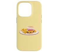 Hamburger e patatine fritte alla American Diner Custodia per iPhone 14 Pro