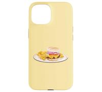 Hamburger e patatine fritte alla American Diner Custodia per iPhone 15