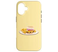 Hamburger e patatine fritte alla American Diner Custodia per iPhone 16