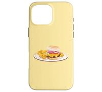 Hamburger e patatine fritte alla American Diner Custodia per iPhone 16 Pro Max