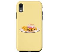 Hamburger e patatine fritte alla American Diner Custodia per iPhone XR