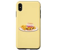 Hamburger e patatine fritte alla American Diner Custodia per iPhone XS Max