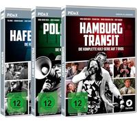 Hamburger Krimi-Trilogie: Hafenpolizei + Polizeifunk ruft + Hamburg Transit - 141 Episoden - Die drei populären Krimi Serien - Komplett (Pidax Serien-Klassiker) [20 DVDs] [Edizione: Germania]