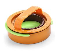 Hamburger Press Patty Maker - Hamburger Patty Maker con piastre rimovibili per una facile pulizia, design compatto e pieghevole per risparmiare spazio in cucina