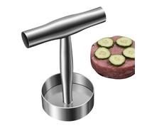 Hamburger Press Patty Maker, Hamburger Press,Food Press Smasher Tool Hamburger Patty Maker - Accessori da cucina antiaderenti Gadget per utensili in acciaio inox per cottura e grigliate