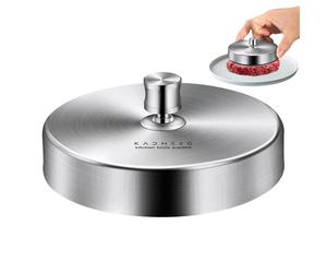 Hamburger Press Patty Maker, Stainless Steel Burger Maker, Adjustable Grill Shaper 6 Inches for Modern Art Professional Home Supplies Daily Kitchen Kit Unit Home Decor Interior Culinary Meat Case