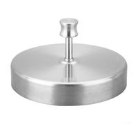 Hamburger Smasher realizzato in materiale resistente alla ruggine per qualsiasi maestro della griglia (12 cm)