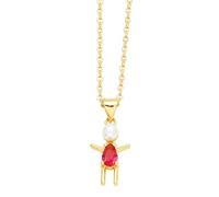 Hameadner Collana Uomo Donna Gioielli Ciondolo Pendente Necklace Collane per Ragazzi E Ragazze da Donna Rosse