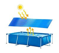 Hameio Copertura per La Protezione della Piscina, per Piscina Telo Copri Piscina Fuori Terra, Copertura per Piscina con Bolla Laterale, Copertura Piscina Copertura della Piscina