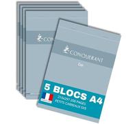 Hamelin 001 AC 39 - Blocco note A4, confezione da 5, colore: Bianco