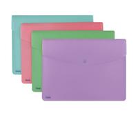 Busta Snap Pastello Favorit - A4 - 400116128 (Assortiti Pastello Conf. 30)