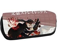 Hamender Astuccio per penne a tema anime Bungo Stray Dogs Dazai Osamu/Ranpo Edogawa, astuccio portatile per cancelleria da viaggio, idea regalo per bambini, studenti, adulti, Tipo 3., Cartone