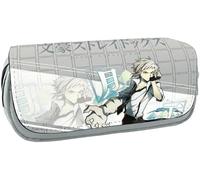 Hamender Astuccio per penne a tema anime Bungo Stray Dogs Dazai Osamu/Ranpo Edogawa, astuccio portatile per cancelleria da viaggio, idea regalo per bambini, studenti, adulti, Tipo 1., Cartone