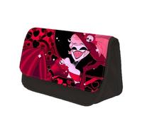 Hamender Hazbin - Astuccio per matite a tema anime, motivo: Charlie Morningstar, Vaggie/Angel Dust/Alastor, grande capacità, per studenti, cancelleria, Tipo 2, 22*13*7.5cm, Cartone