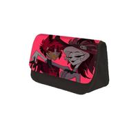 Hamender Hazbin Hotel Anime Astuccio Stampato Alastor/Angel Dust Cartoon Double Layer Pen Case Creative Student Stationery Schoolbag Accessori, Tipo 2., 22*7.5*13cm, Anime