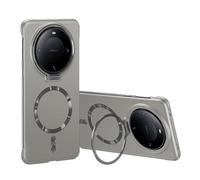 HAMEXLN Cover Magnetica per Huawei Pura 80 PRO +/80 Pro/80, Protezione Fotocamera Supporto Custodia Senza Cornice Ultra Sottile Anticaduta Caso,Grigio,80 PRO