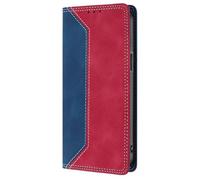 HAMEXLN Cover per iPhone 17 PRO Max/17 PRO/Air/17, con Supporto Flip Libro Libretto Portafoglio Custodia in Pelle con Slot per Scheda,Rosso,17