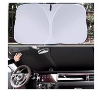 HAMFISTB Tetto Apribile Tendine Parasole Parasole Auto Ombrello Parasole Parabrezza Anteriore con Maniglia Girevole Pieghevole Parasole Auto Protezione Estiva All'aperto(Large)