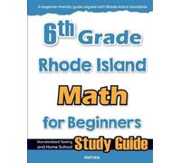 Hamid Eslamian 6th Grade Rhode Island Math for Beginners (Tascabile)