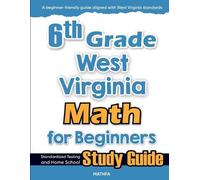 Hamid Eslamian 6th Grade West Virginia Math for Beginners (Tascabile)